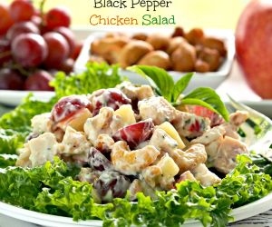 Grilled Black Pepper Chicken Salad