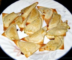 Baked Shrimp Wontons