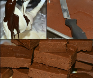 Frozen Chocolate Cream Cheese Fudge