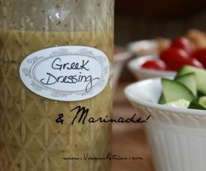 Greek Dressing Marinade