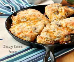 Sausage Cheese Scones