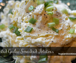 Roasted Garlic Smashed Potatoes