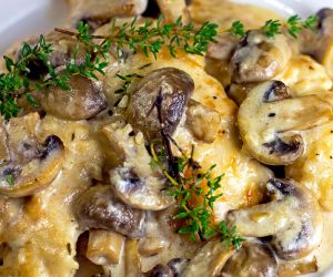 Mushroom Asiago Chicken