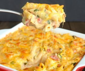 Chicken Bacon Ranch Pasta Bake