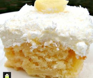 Pineapple Coconut Poke Cake