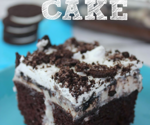 Oreo Poke Cake