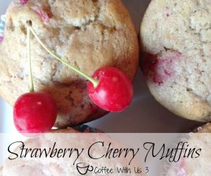 Strawberry Cherry Muffins