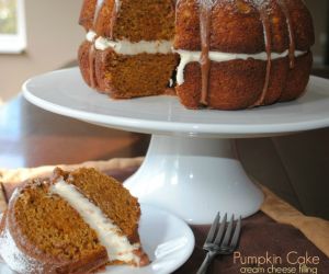 Pumpkin Cake with Chocolate Ganache