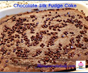 Skinny Chocolate Silk Fudge Cake