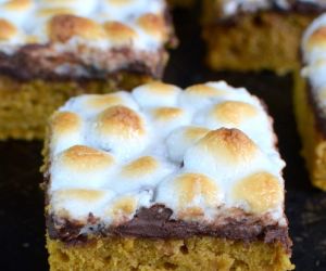 Pumpkin Smores Bars