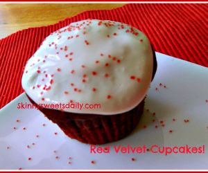 Delish Low Fat Red Velvet Cupcakes