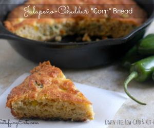 Grain Free:  Low Carb:  Jalapeño Cheddar Corn Bread