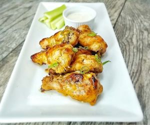 Spicy Honey Mustard Chicken Wings