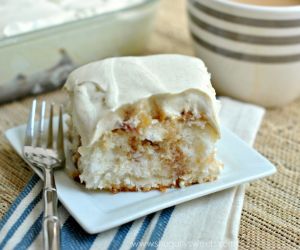 Apple Pie Poke Cake