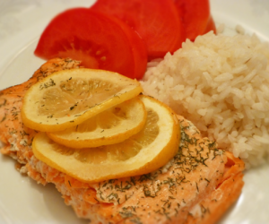 Baked Salmon Fillet