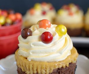 Chocolate Pumpkin Cheesecakes