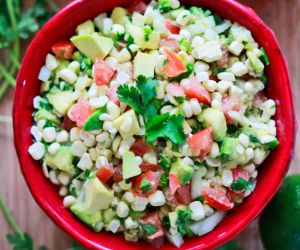 Fresh Corn Avocado Salsa