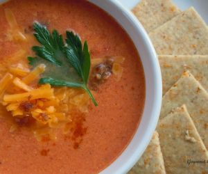 Fire Roasted Tomato Cheddar Chowder