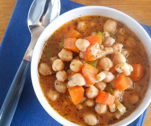 Chick Pea Soup:  Garbanzo Beans Minestrone