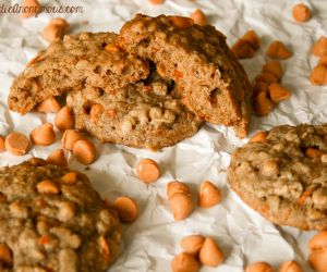 Oatmeal Carrot Butterscotch Cookies