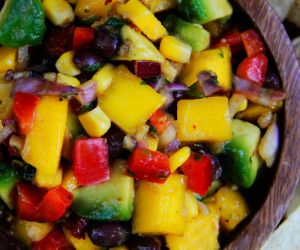 Chipotle Mango Salsa with Black Beans Avocado & Sweet Corn