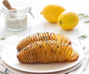 Baked Hasselback Potatoes