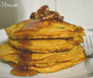 Sweet Potato Pecan Pancakes 