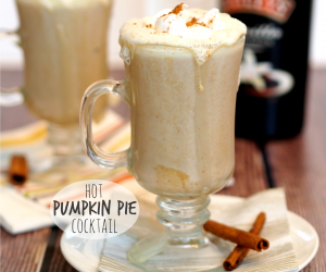 Hot Pumpkin Pie Cocktail