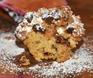 Cinnamon Graham Cracker Chocolate Chip Muffins