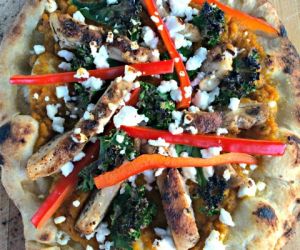 Chicken & Pumpkin Pizza