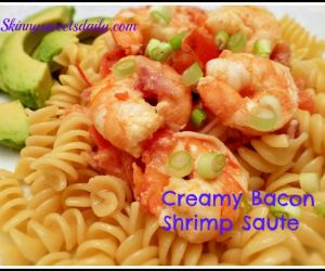 Creamy Bacon Shrimp Saute