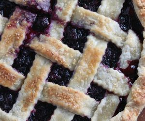 Fresh Huckleberry Pie