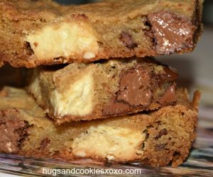 Toblerone Chocolate Chip Cookie Bars