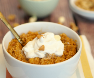 Pumpkin Pie Oatmeal