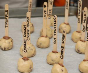 Egg Free:  Cookie Dough Truffle Pops