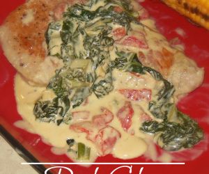 Pork Chops with a Mustard Kale Sauce