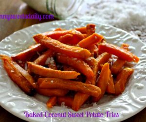 Baked Coconut Sweet Potato Fries