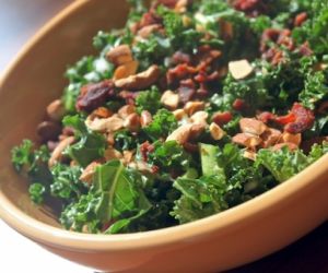 Kale Salad with Bacon & Almonds