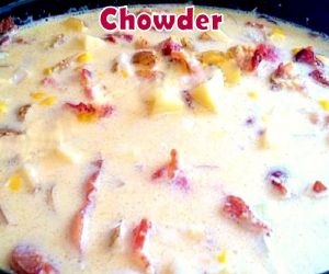 Crock Pot Bacon & Corn Chowder