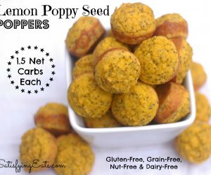 Gluten & Grain Free Lemon Poppyseed Poppers