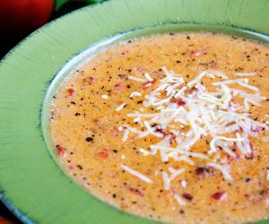 Tomato Basil Parmesan Soup