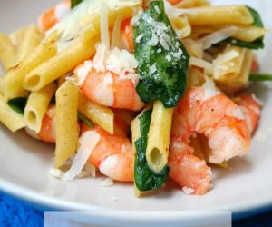 Garlic: Olive Oil: Quinoa Penne with Shrimp