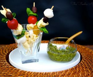 Tortellini Pesto Salad Kabobs