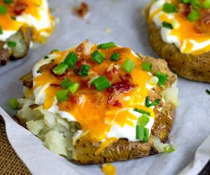 Loaded Smashed Potatoes