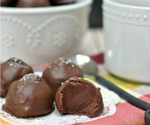 Salted Caramel Mocha Truffles