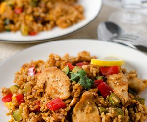 Thai Curry Chicken with Fried Rice