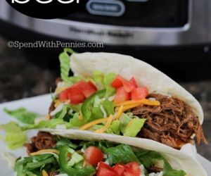 Slow Cooker Shredded Beef:  Perfect Tacos & Enchiladas