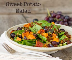 Spicy Lentil Sweet Potato Salad