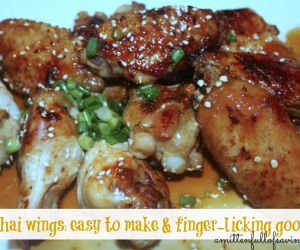 Copycat Thai Wings from Houlihans