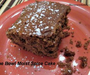 One Bowl Moist Apple Butter Spice Cake